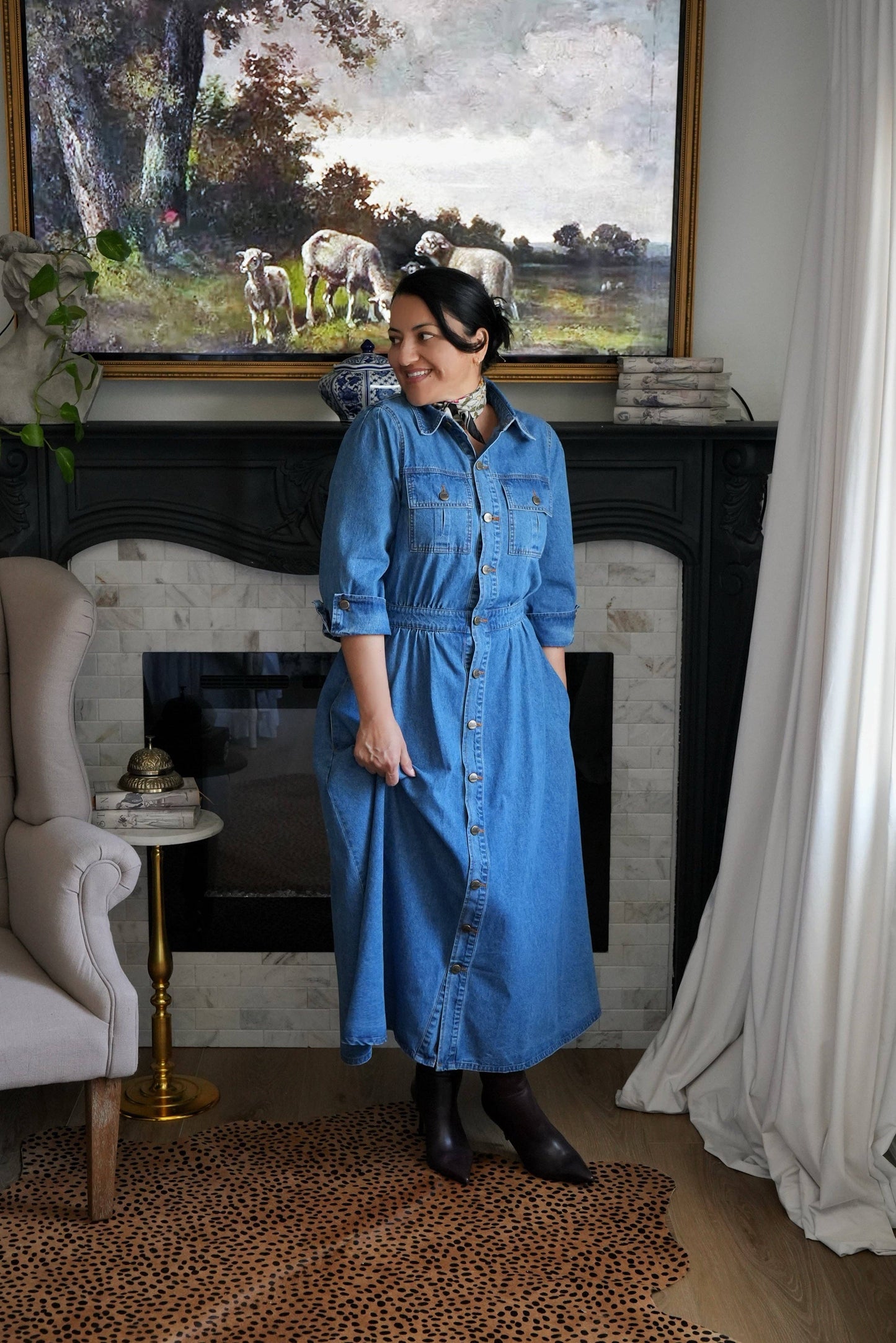 Andromeda Denim Dress