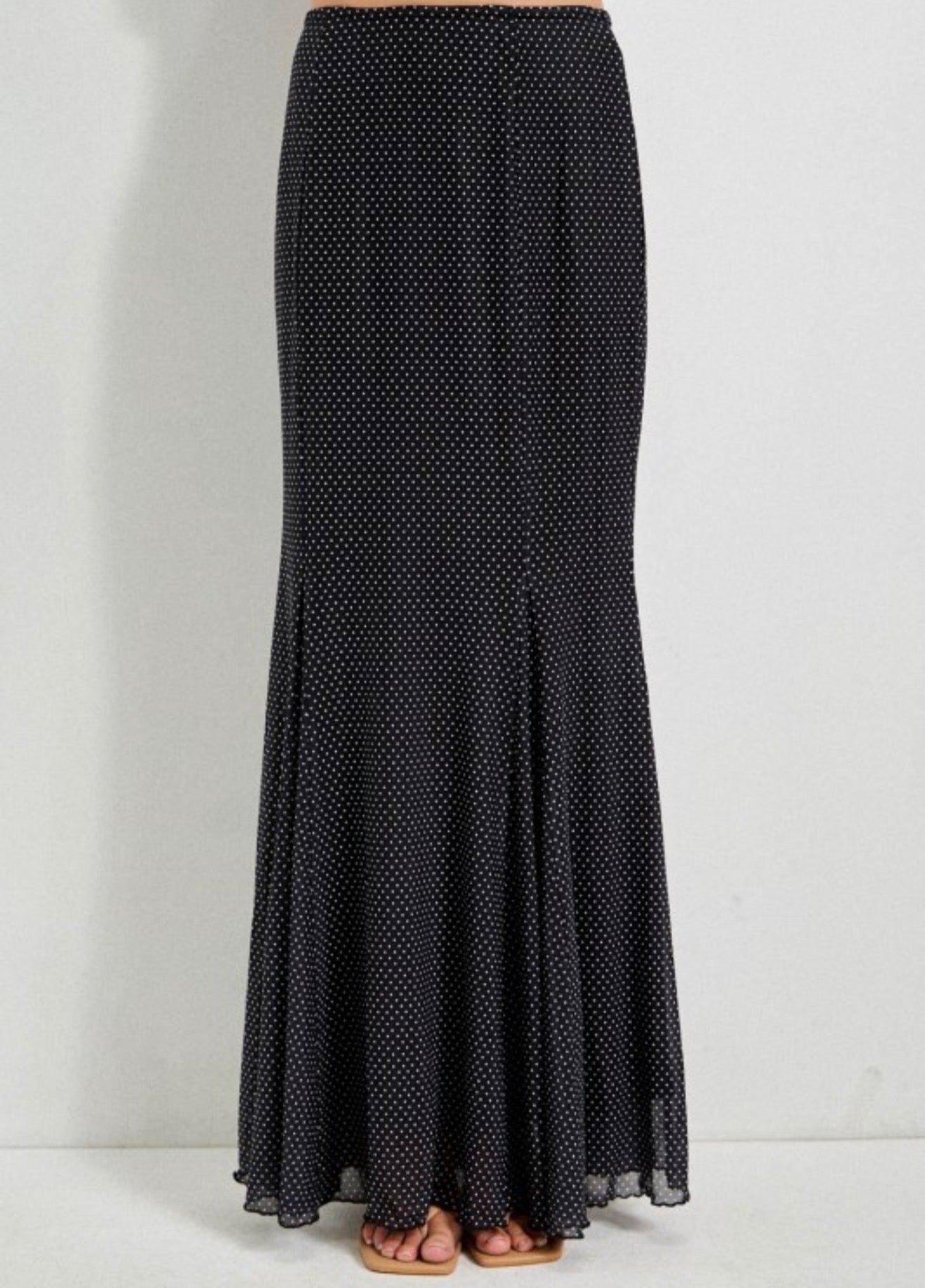 Polka Maxi Skirt
