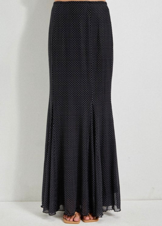 Polka Maxi Skirt