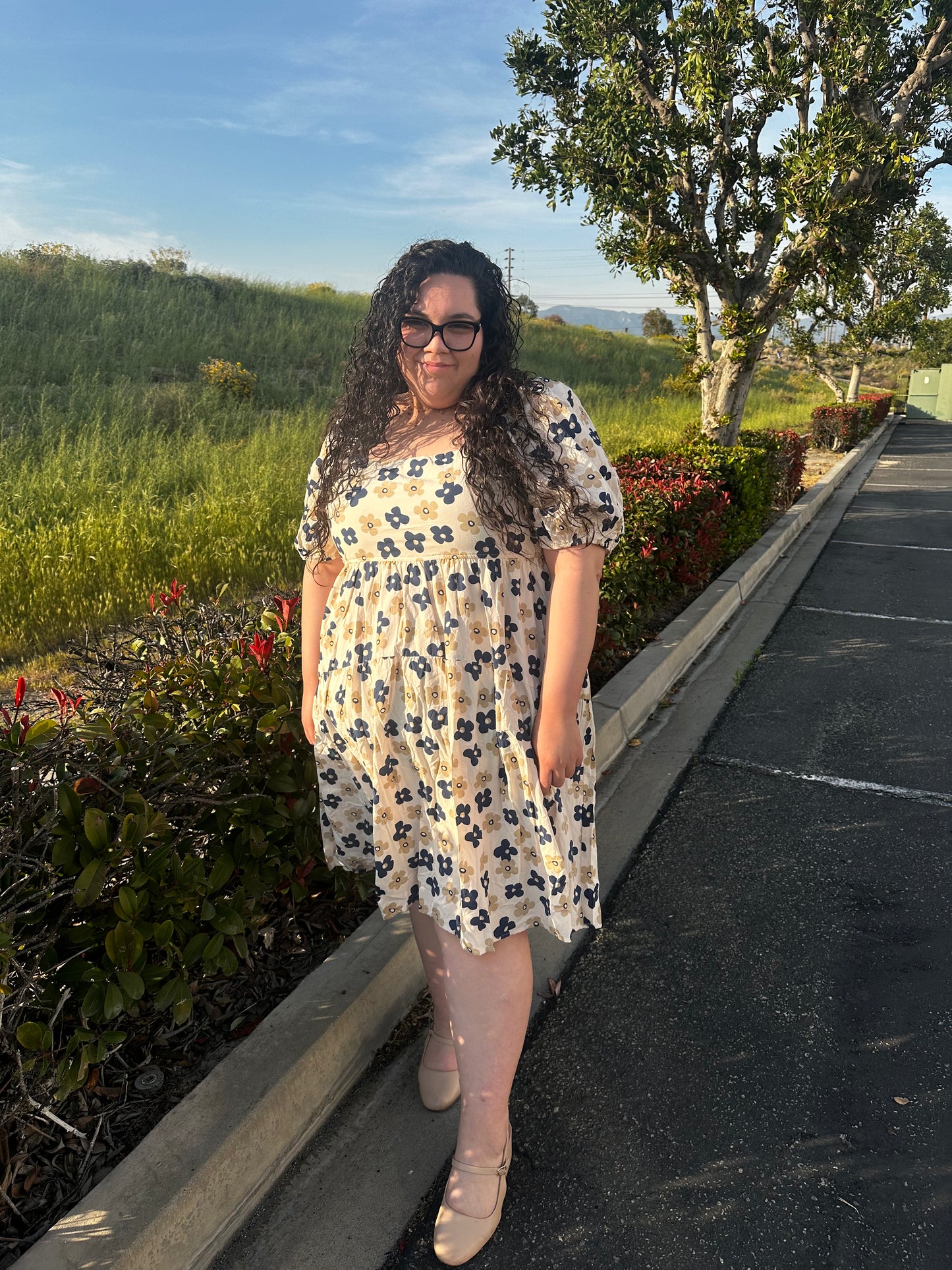 The "Blueberry Bloom" Dress