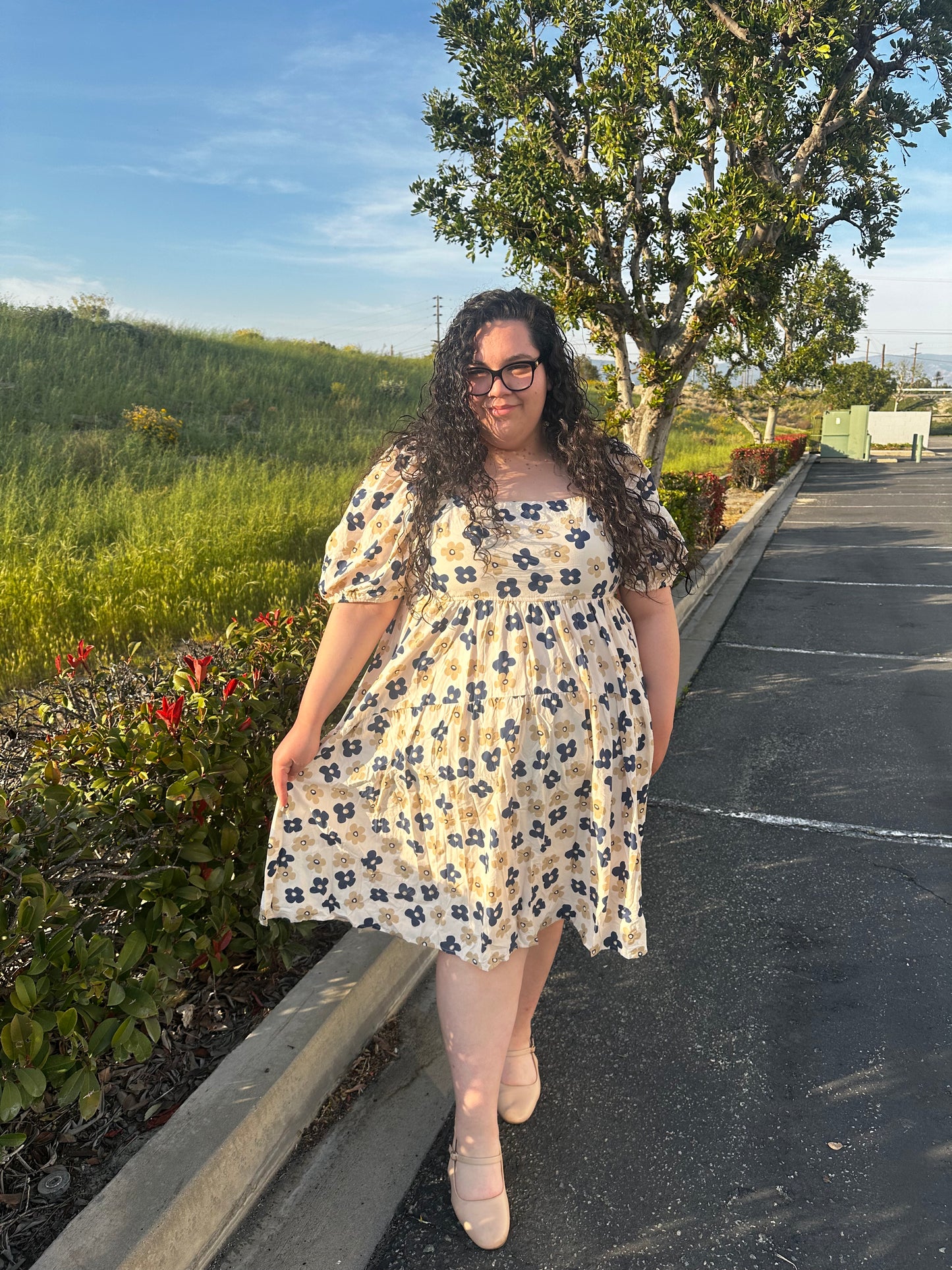 The "Blueberry Bloom" Dress