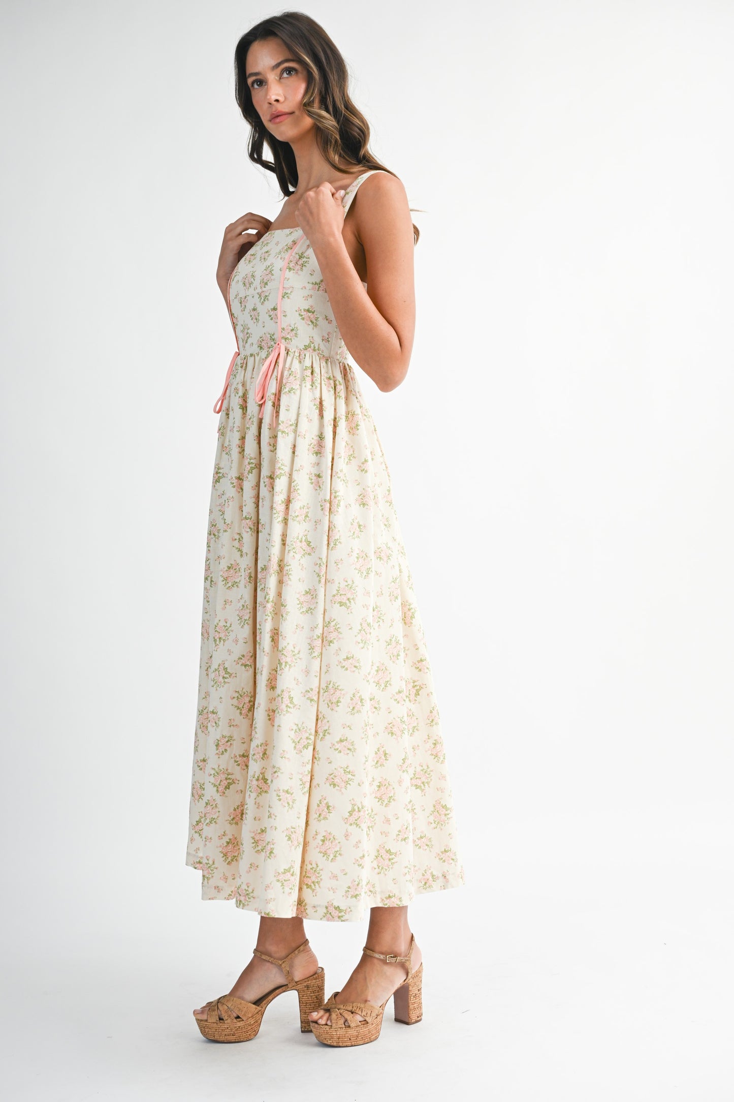 Mable Square Neck Dress