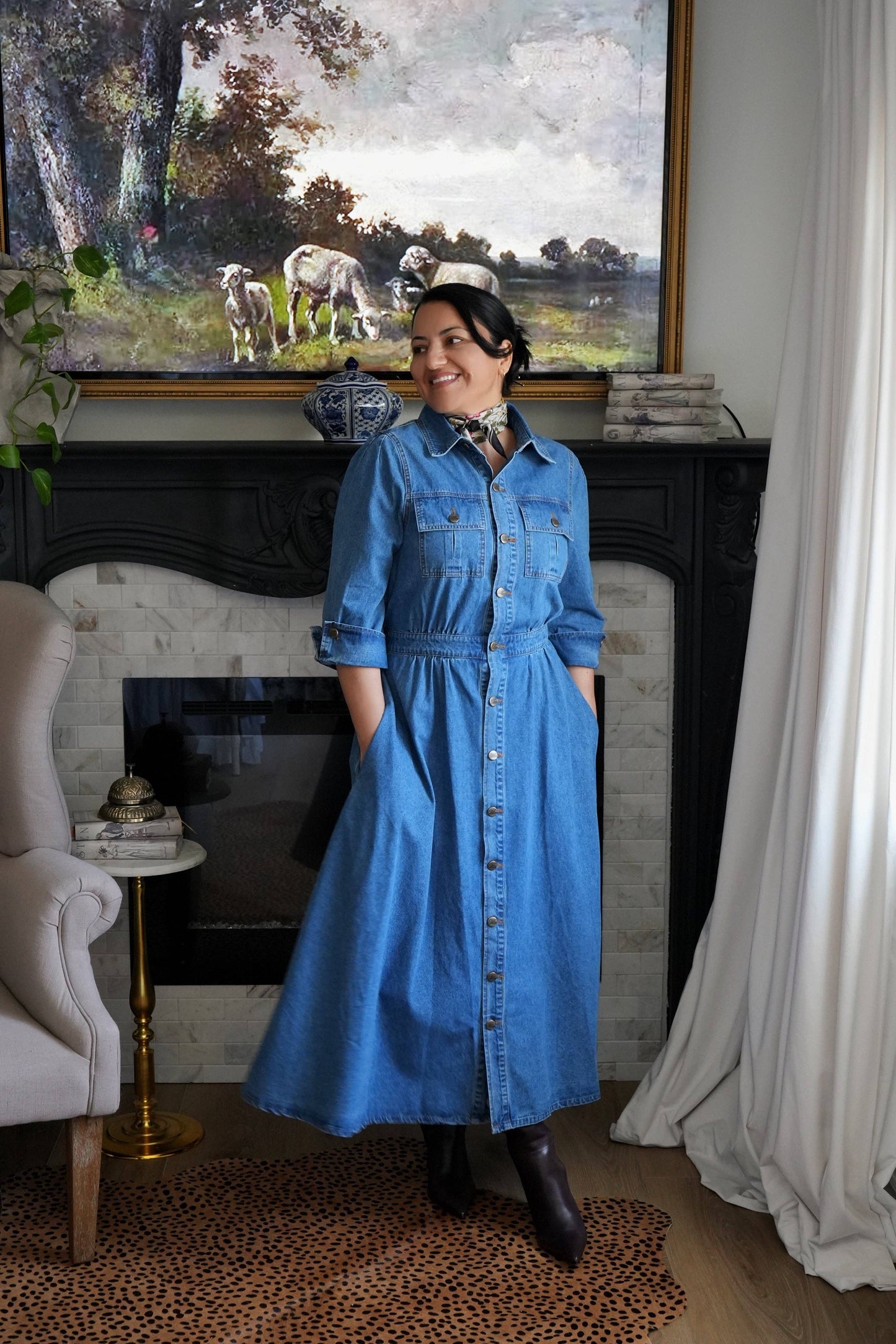 Andromeda Denim Dress