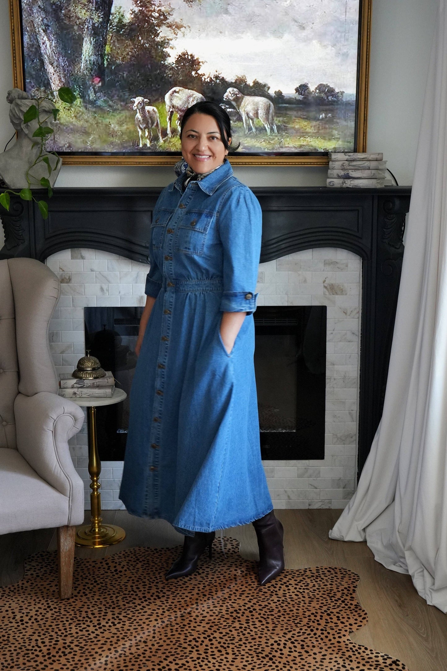 Andromeda Denim Dress