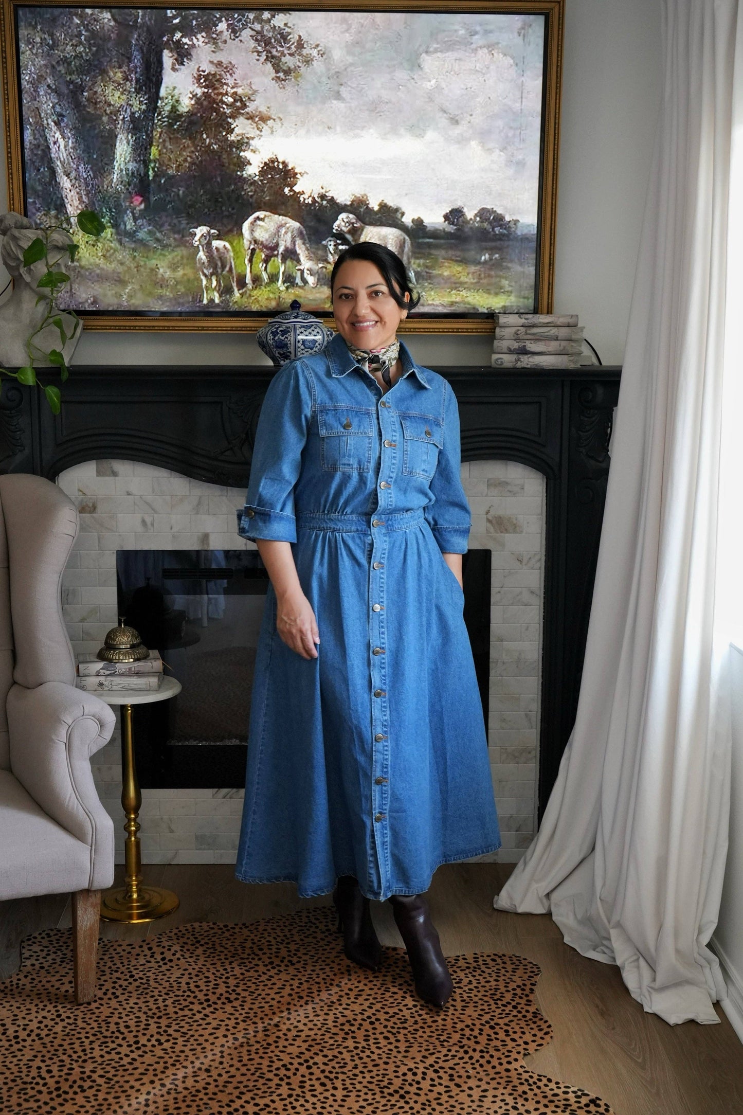 Andromeda Denim Dress