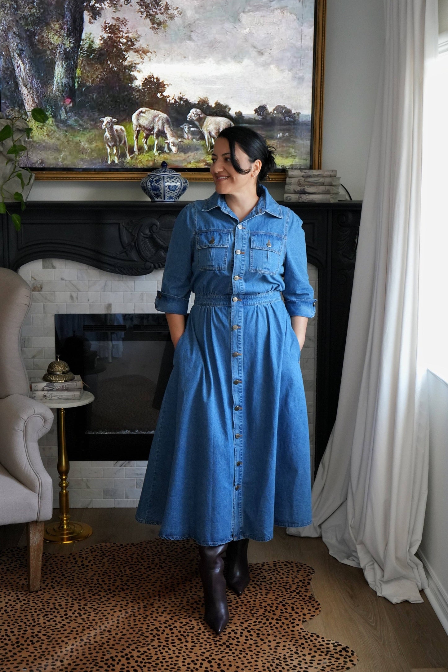 Andromeda Denim Dress