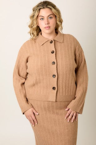 Cora Ribbed Sweater Set
